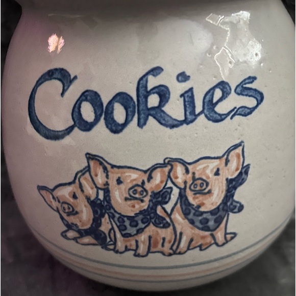 Louisville Stoneware Pottery Vintage Rare Cookie Jar "Precious Pigs" VHTF - Picture 3 of 14